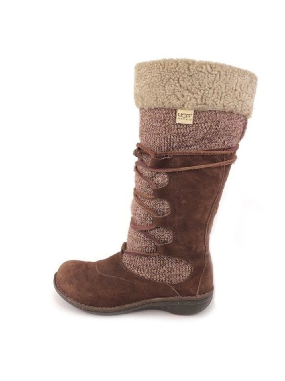 Women's UGG Torrey Brown Winter Boots Mid Calf